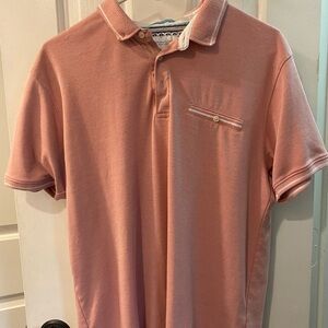 Denim & Flower Pink Polo Shirt Classic Design